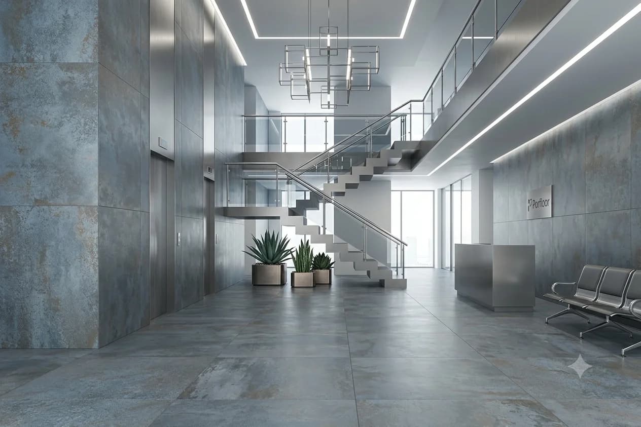 Passende Boden- und Wandoptionen